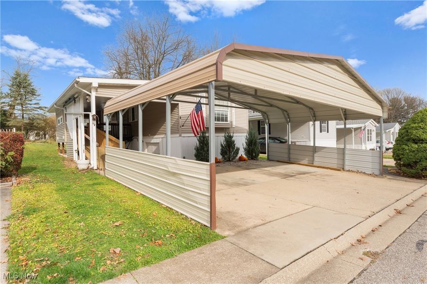 Well-Maintained 3-Bedroom, 2-Bath Windsor Mobile Home – Move-In Ready!

This charming 16' x 80' Windsor mobile home offers a perfect combination of comfort, convenience, and efficiency. With gas heat, central air, and 6' walls to maximize energy efficiency, this home is both cozy and affordable.
The home features a center kitchen layout with a gas range (2 years old), a French door refrigerator with ice maker, washer, dryer, and ample storage, including 2 storage shelves. The living room is warm and inviting. Other great features include an updated hall bath with a step-in shower and updated toilets in both bathrooms. The primary bedroom includes an attached bath and a large walk-in closet.

Enjoy easy access to the carport with a wood deck at the entrance, which is partially enclosed with operable windows to extend your living space. The storage shed includes electric service with a separate breaker switch and exterior GFCI outlets, perfect for all your tools and outdoor equipment. Plus, there's plenty of parking space for 4 cars.
Located in a well-maintained park, the lot rent is $452/month, which includes trash pickup. Purchasers must be approved by park management. 

Lot 6 is ready for you to move in and enjoy.

Don’t miss out on this, well-maintained home with all the amenities you need for comfortable living. Call today for more information or to schedule a tour!