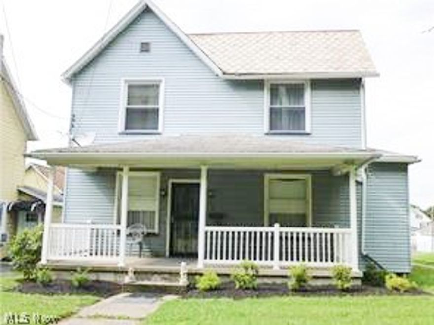 East Palestine, OH - This spacious 3 bedroom, 1.5 bath  home located at 400 East Main St., is much larger than it appears from the street! It is within walking distance to shopping areas, restaurants, East Palestine park, and the East Palestine swimming pool. You will be fascinated by the beautiful craftsmanship offered in this unique home. There are glass door built-in bookcases that flank the fireplace in the living room, a beautiful newel post, and a wall of woodwork that frame the staircase. The formal dining room features glass door, built-in, china cabinet. Pocket doors separate the living room and formal dining room. In the back of the home you will find a large family room, as well as the convenient first floor laundry area. The eat in kitchen, and the newly remodeled half bath, complete the first floor. The second floor consists of 3 bedrooms, a bathroom with a large walk in closet, and a spacious hallway closet. Other amenities include: a freshly painted mud room, covered fro