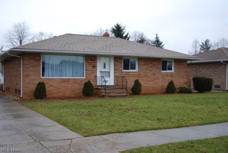 Charming solid brick ranch. Spacious living room that opens to the formal dining room, sunroom & huge eat-in kitchen. Three nice size bedrooms. Full unfinished basement. Newer updates: Roof, Windows, 1/2 Bath, Kitchen Floor, Electrical, Landscaping & carpeting/paint throughout. Private lot w/2 car detached garage. Conveniently located near shopping, schools, parks & interstate. Property is still occupied so please do not approach property without an appointment scheduled with a licensed agent!
