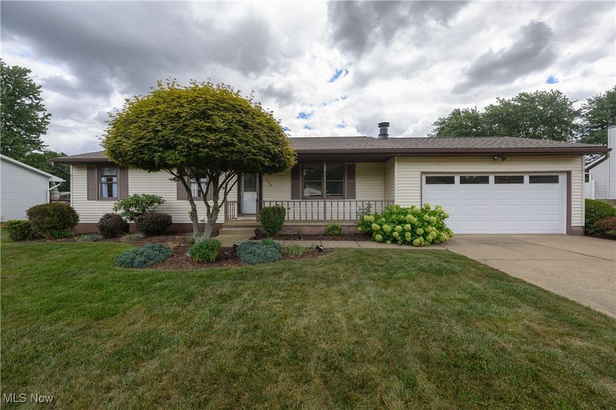 Nestled in the serene Rolling Acres neighborhood of Perry Township, this graceful ranch-style residence offers timeless charm and modern potential across its 1,008 sqft single-level layout. Built in 1983, this home features 3 bedrooms and 2 full bathrooms—perfectly configured for both contemporary comfort and seamless functionality.  The home has been meticulously maintained over the years and is just waiting for your personal touch! A beautiful front porch for morning coffee and a cozy sprawling deck for fall nights. This is a home you dont want to miss! Whether you're downsizing or ready for your first home - this is it! Conveniently located near Belden Village for all your shopping and dining needs, and home to the Perry Panthers!! Call your favorite agent for your private tour!