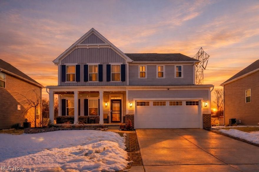 Stunning newer-construction colonial built in 2022 and thoughtfully designed for today’s modern lifestyle. This spacious, well-designed home offers 4 generously sized bedrooms, 3.5 baths, a private first-floor office, versatile bonus/flex room, and an expansive loft — providing exceptional flexibility for comfortable living, working from home, and effortless entertaining.

The open-concept main level impresses with soaring ceilings, abundant natural light, and a seamless layout ideal for both everyday living and hosting guests. A welcoming foyer leads past the flexible bonus space into the elegant great room and dining area, which flow beautifully into the gourmet kitchen. Designed with both style and function in mind, the kitchen features a large center island, granite countertops, stainless steel appliances including a gas range, a stylish vent hood, and a generous pantry offering excellent storage.

Upstairs, you’ll find four spacious bedrooms, two full baths, a convenient second-floor laundry room, and a large loft perfect for additional living space, recreation, or a media area. The luxurious owner’s suite offers two walk-in closets, dual vanities, a private water closet, and a large walk-in shower, creating a relaxing retreat at the end of the day. The additional bedrooms share a well-designed full bath.

The finished lower level expands your living space even further, ideal for entertaining, hobbies, fitness, or guest accommodations, complete with a full bathroom and ample storage.

A 2-car garage completes this move-in-ready home, offering the comfort, space, and peace of mind that come with newer construction in a desirable community setting.