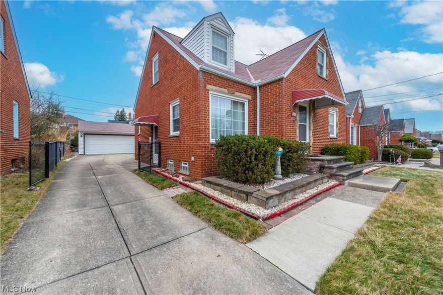 Welcome home to this cozy all brick bungalow off of Chardon Road! Step inside to the spacious living room with large picture window. The open kitchen features full appliance package, significant cabinet space, and opens into the large dining room. The second level features two large bedrooms, including oversized owner's suite featuring walk-in closet and full bathroom. The basement features spacious finished recreation room, laundry, and an abundance of storage. Backyard provides a wonderful oasis which is fully fenced with large deck, carport space that can be used as extra parking or additional patio, garden, and firepit. Updates include Central AC, furnace, hot water tank, windows, paint, patio, fence, and more. Home warranty provided. Schedule your private showing today!