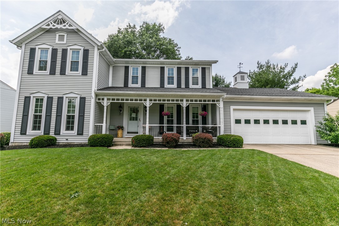 Stunning Colonial home that is move-in ready! The front room has two large windows that allows for natural sunlight, and a glass door to open into the family room. The family room has darling beams on the ceiling, a cozy fireplace and opens into the kitchen. The kitchen all has been updated with splendid subway tile to accent the white cupboards, granite countertops and stainless steel appliances. Beautiful flooring throughout the first floor. Three nicely sized bedrooms upstairs and updated bathrooms. The backyard will become your tranquil spot to relax to enjoy the summertime sun! Impressive deck with a gazebo sitting area that overlooks the yard. This one will not last!!!