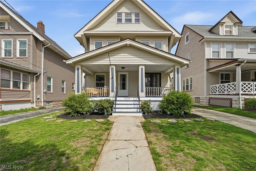Welcome home to this completely remodeled Lakewood beauty! This meticulously maintained westside treasure is just south of Clifton in walking distance of all Lakewood has to offer. Brand new designer kitchen with Kraftmaid cabinets/drawers and upgraded granite counter tops, backsplash and tile floor. All new LG stainless steel appliances and wine fridge stay. First floor family room and bath offers a second living area to the first floor. 3 generous bedrooms on second floor with tastefully renovated new bathroom and upgraded new carpet throughout. The fourth bedroom on the third floor can be used for an office, man/women cave or renovated for the primary. Updates in 2024 include, New water tank, Painted entire interior home, New carpet up the stairs and second floor. Sump pump with battery backup. Installed custom blinds, handrails, to many to count! Easy access to parks, restaurants, and downtown. Come see this exquisite home today!
