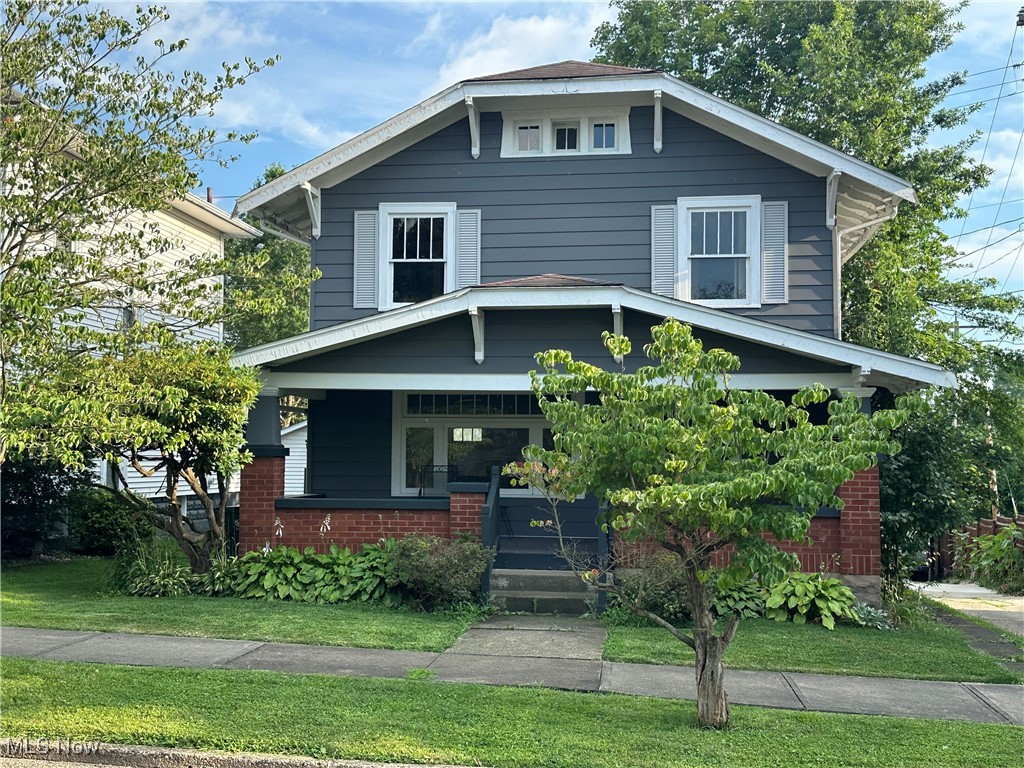 Looking for a home that is charming and has character too? This is it with original hardwood floors throughout and a lot of the original woodwork/trim throughout. Spacious living room has fireplace to cozy up to on those cooler fall and winter nights. Dining room has plenty of space for you and your guests. Kitchen is smaller but very functional with beautiful tongue- and -groove ceiling. There is also a full bath located on the first floor. Upstairs you will find 3 nice bedrooms and another full bath that has been recently updated. Outside has a smaller yard that easy to maintain with a nice covered front porch and private deck on the back. There is also a 2 car detached garage. Available for immediate occupancy at closing!