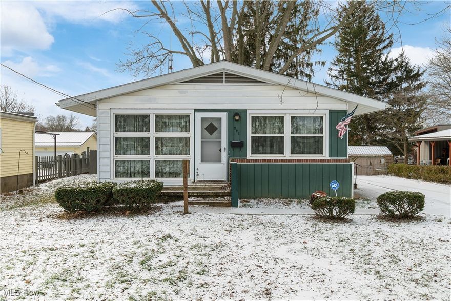 Welcome to 906 Valley Dr NW in Canton, ideally located just minutes from the shopping, dining, and entertainment that Belden Village has to offer. This 3-bedroom, 1-bath ranch offers comfortable one-floor living and endless potential to make it your own! As you enter, you are welcomed by a spacious living room that has plenty of natural light. The dining area leads into the kitchen, which has plenty of cabinet space for all of your storage needs.  Down the hall, you will find your 3 bedrooms, 1 full bathroom, and a screened-in porch that is perfect for relaxation or entertainment. The unfinished basement offers abundant storage or the opportunity to create additional living space, a workshop, or a recreation area.