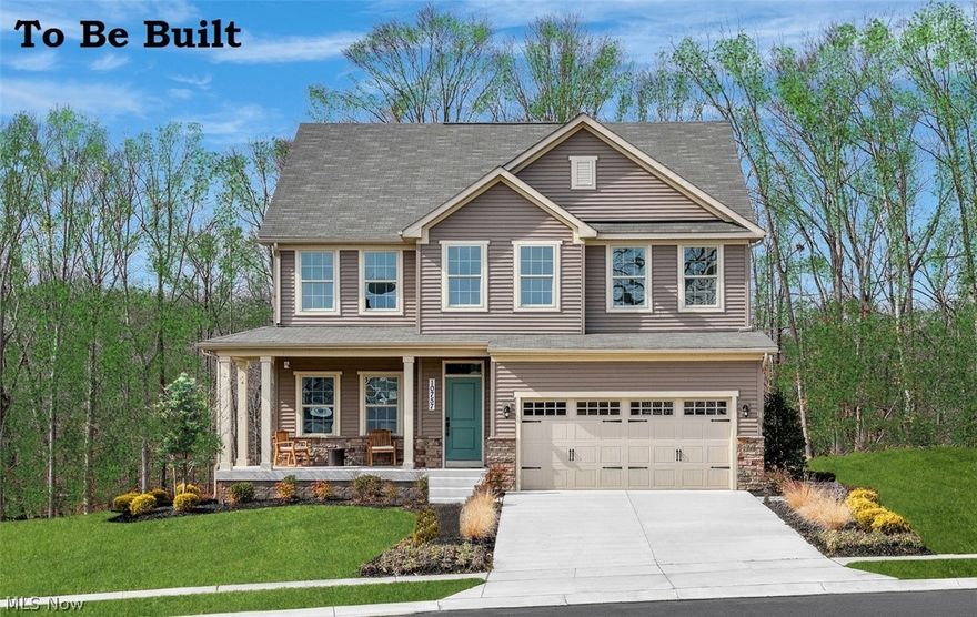 The Hudson single-family home sits in the heart of a cul-de-sac with a beautiful wooded backyard. As you enter there is a flex room that can be used as a playroom, a library and more. Gather in the spacious family room with a beautiful stone fireplace, which flows into the dining room and gourmet kitchen.  Off the 2-car garage, a family entry controls clutter, while a quiet study is tucked away. Upstairs, a total of 4 bedrooms offer abundant closet space and a full bath provides privacy. Your private luxurious owner's bath will stun with its double bowl vanity and huge walk-in closet. Tons of storage in the unfinished basement which can be finished later for even more living space.  Come home to The Hudson.  To Be Built. Photos for representation only.