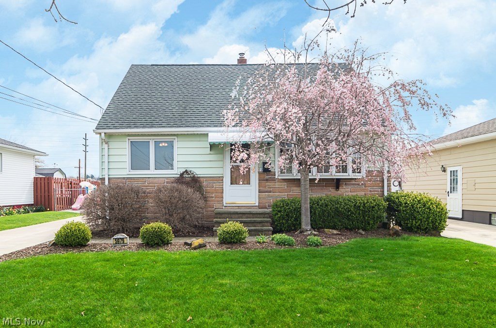 Move right in to this nicely updated & well cared for 3 bedroom 2 full bath Cape Cod. As you walk in you will see the spacious updated kitchen with space saving built-ins & dining area all open to the living room. Step down the hall to the 1st floor bedroom & full bath. The upstairs features two separate bedrooms & hall storage closet. The lower level family room with recess lighting & oversized full bath complete over 1400 sq ft of living space. Plus additional laundry area & work area in basement. A 2.5 car garage & additional 20x16 storage shed are perfect for the hobbyist. Entertain your guest in the extra deep fenced lot complete with new 16x12 patio in rear of garage. Additional features & updates of this home include all newer Pella windows with built in blinds, high efficiency furnace, Glass block, new carpeting, & new driveway. All Appliances & 12-Month Home Warranty Included!