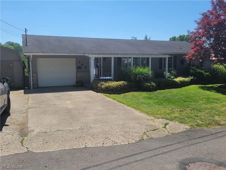 Pride of ownership shows in this adorable Ranch home that has been updated, renovated and is move in ready.  The owners have done all the work. Freshly painted inside and out, hardwood floors in living room and dining room have been refinished.  New carpet has been added in the bdrms.  Per the seller all three bdrms have hardwood floors. The mechanics are updated. The open kitchen, dining, living room are perfect for entertaining. And the size of this home is easy maintenance and utilities. Take your coffee out to the back deck to enjoy the quiet evenings or enjoy the front porch with trex decking.  And if it's a party that you're having, entertain your guests in the 43' x 13' walkout family room in the basement. Then Take the party outside on the lower level rear patio. A 1 car garage is attached, there's paved parking and there is a 10 x 12 shed with loft and electric to store all the extras.  This home has a little bit of everything that you're looking for and is waiting for you to move right in.