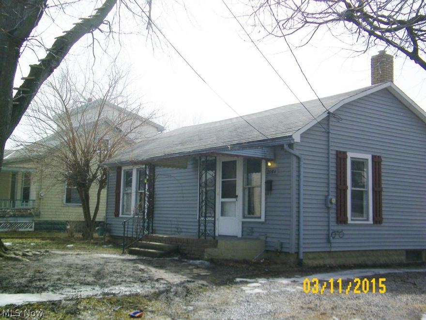 House sits  behind another house but is on a separate parcel.  Actual address is 214 1/2 Delaware Ave.  Access to property is through the alley directly behind the church on the corner of East Erie Ave and Delaware Ave.  Property needs some TLC.  Great investment property.  Hardwood floors in living room and bedrooms.  Point of sale inspection completed.  Being sold as-is.  Seller will not make repairs.