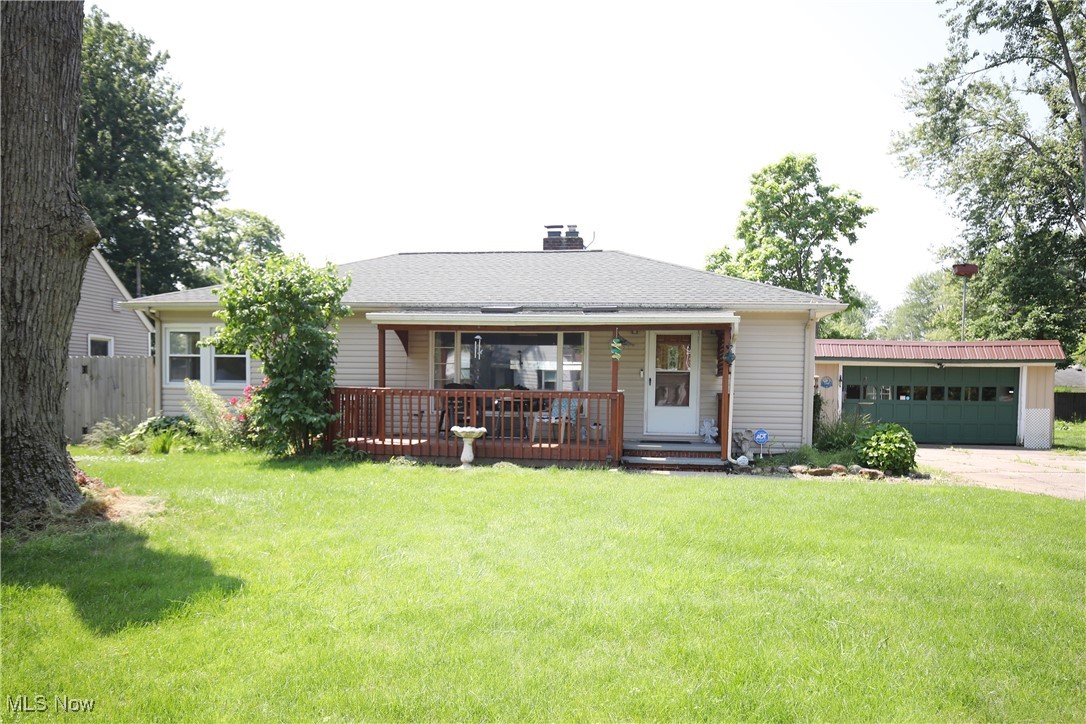 Relaxed Ranch Living...tucked away on a quiet cul-de-sac street in sought-after Elyria Township, this 3-bedroom ranch offers comfort, updates, and a prime location without the RITA taxes! Step inside and be greeted by a spacious layout featuring a generous primary suite perfect for unwinding after a long day. The heart of the home boasts a large living area, a bright kitchen with newer appliances, and easy flow throughout. Major mechanicals have been taken care of with a newer roof (7 years), water tank (3 years), and A/C (3 years)?move in with peace of mind! But the real showstopper? A 15-person hot tub that's just 1 year old your backyard will be the destination for relaxing, entertaining, or hosting unforgettable evenings under the stars. Outdoor lovers will swoon over the proximity to Rowland Nature Preserve, just moments away, where you can enjoy peaceful trails, wildlife, and even a fishing pond. Conveniently located just minute from I-90, the Ohio Turnpike, and shopping, this home blends serenity with accessibility. Don't miss your chance to own this gem schedule your private showing today!