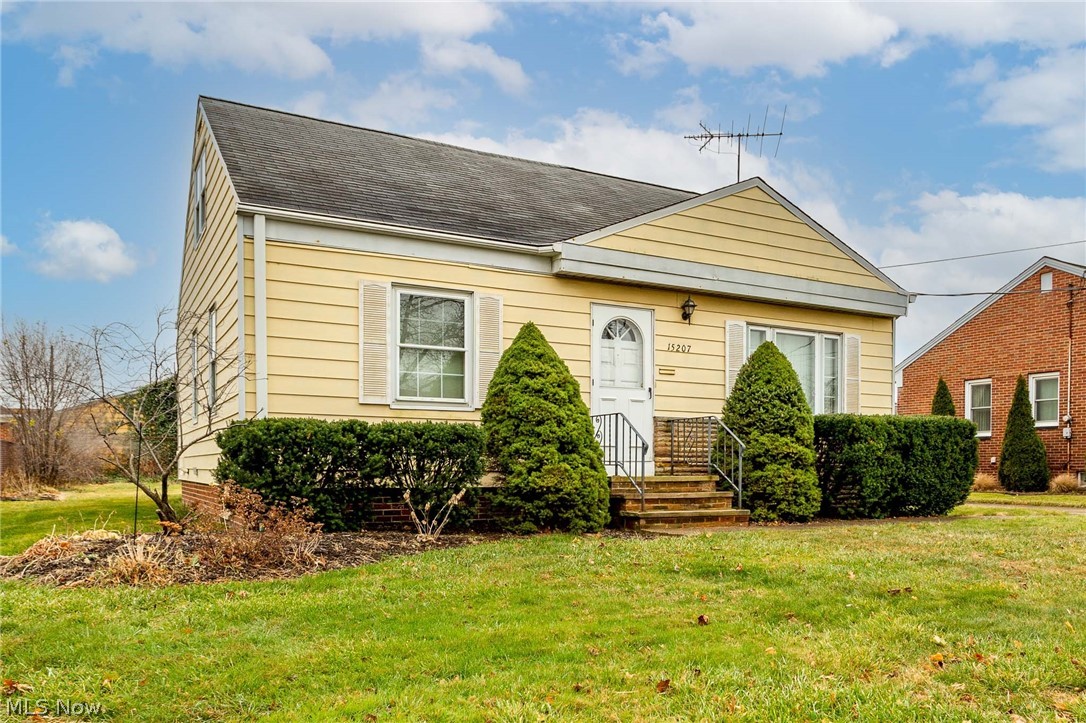 Welcome home! This cozy, single-owner cape cod boasts an updated kitchen, newer water heater, updated electrical, and a newly renovated full bathroom in the basement. The first floor has hardwood throughout, most of it has been carpeted for since it was built in 1955. The upstairs bedrooms come with original wood built-in drawers and shelves, as well as a cedar lined closet in the hallway. Home warranty from Cinch Home Services is included! Schedule your private showing today!