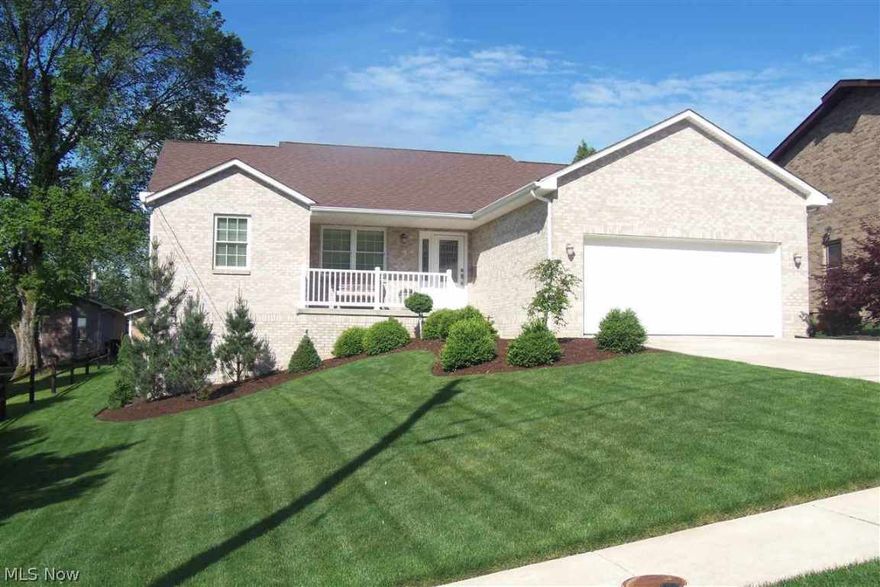 THE SEARCH IS OVER...Everything you want and everything you need can be found in this pristine 4 BR, 3 bath brick ranch home on Marland Heights. Outstanding features include an open, captivating great room, dining room and impressive kitchen with gleaming maple hardwood flooring and cathedral ceilings. 11 foot kitchen island and stainless steel appliances. Master bedroom with full bath and walk in closet, impressive and spacious recreation room with full bath and 4th BR, office or in-law suite.