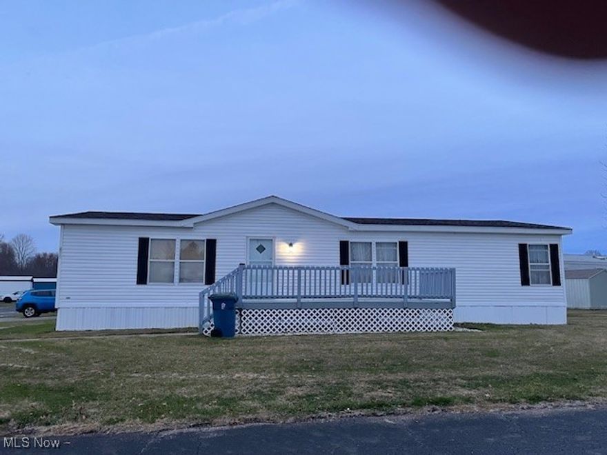 Welcome to this 28 x 52 Patriot Homes, Inc Yorktown Manufactured Home waiting for you and currently sitting on a corner lot.  This 3 bedroom, 2 bath home has had several updates including most recently a new hot water tank, new kitchen sink and a new ignitor on the furnace.  The roof was replaced in 2021!  This home has had regular maintenance/repairs/upgrades to the skirting, AC, spigots, etc.  This home offers so much space as well as a shed for additional storage.  Don't miss this opportunity-schedule your tour today.

Manufactured Home ID is 07449