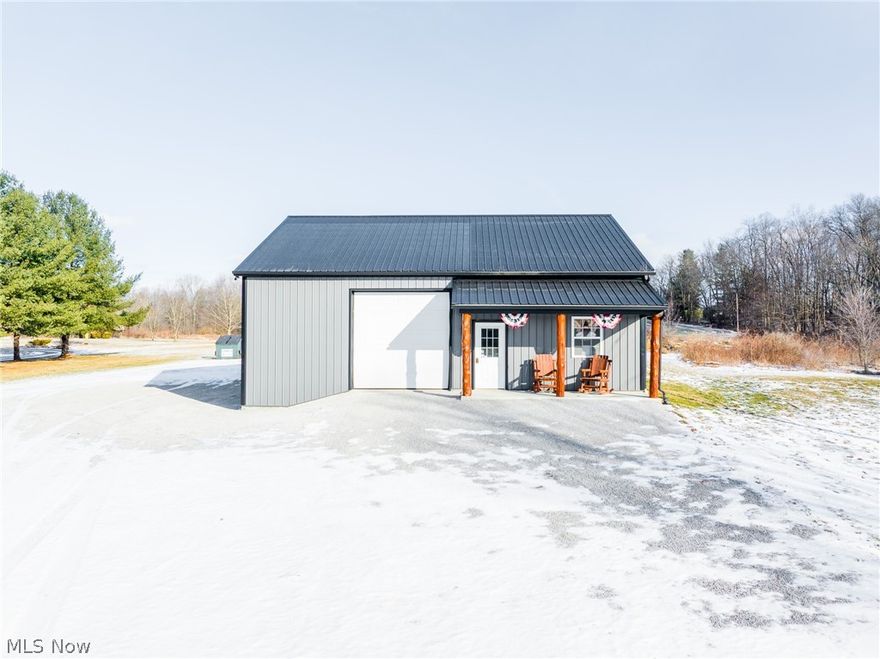 Onsite live auction Tuesday, March 24th at 6:00 PM. This 3 acre parcel is a dream setup for a business owner, hobbyist, or anyone needing serious workspace. This parcel includes a 30x40 heated shop equipped with hot and cold water, office space, and a 38x46 lean-to for additional storage or equipment. Opportunities like this don’t come along often, offering two parcels, ample space, and the versatility to accommodate everything from everyday living to work-from-home or shop use. Utilities include natural gas and water currently running from the house on parcel 1.