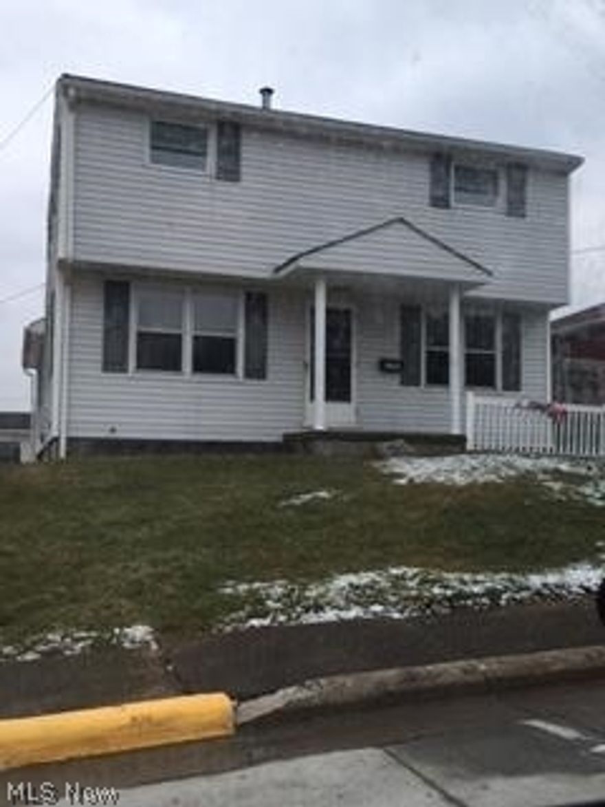 2 story colonial with 3 bedrooms, 1.5 bath. Above ground pool with deck in rear. Close to schools, a park and shopping. Corner lot on a quiet street.