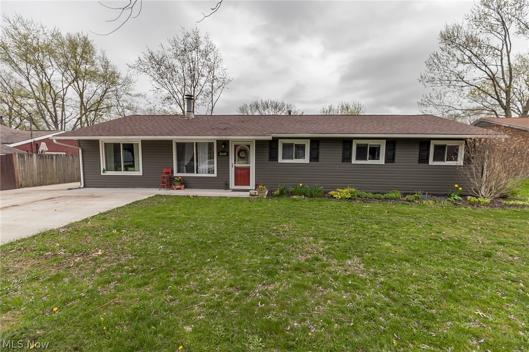 This home has an open, inviting open floor plan from the moment you walk in. With almost 1500 square feet of living space, this updated ranch has 3 bedrooms, an office, and a bonus room currently being used as a family room. The many updates include roof, siding, windows, flooring, double driveway with new concrete, and so much more. A huge, newly built shed is also available for extra storage. First floor laundry room is an additional amenity.