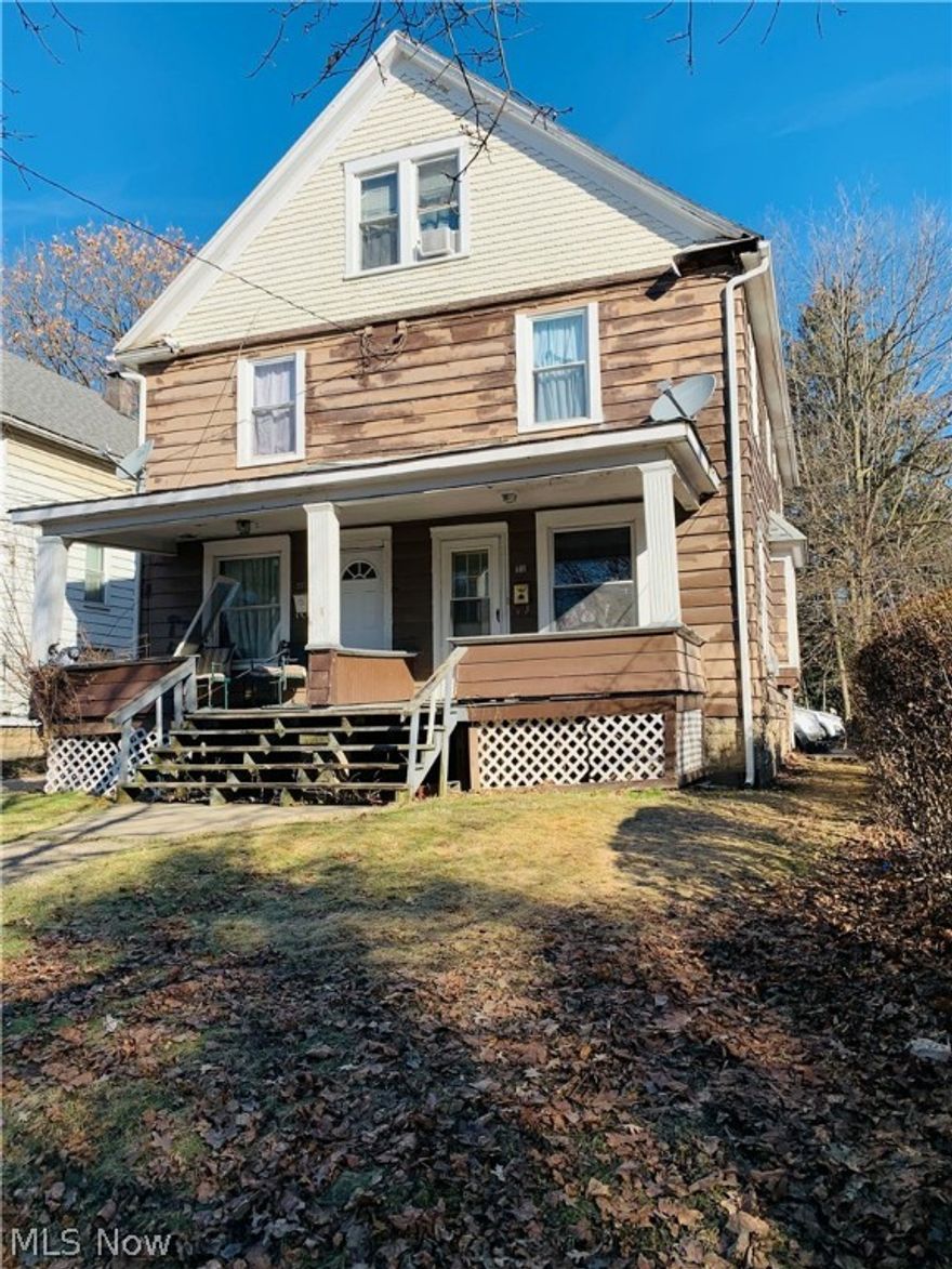 Great Investment Opportunity! Large Side by Side Duplex. Each Side has 3 Bedrooms, 1 Full Bath and Separated Full Basement with Washer and Dryer hookups. Gas & Electric is split and paid by Tenants. Shared Driveway Leads to private Parking in the back. Property is Tenant Occupied, Call your Agent to Schedule a Showing!