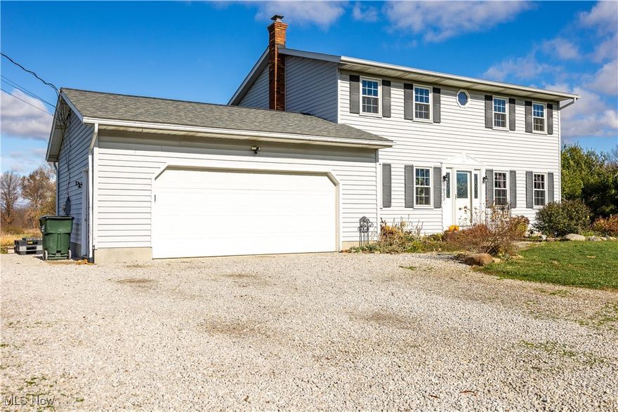 Discover the charm of rural living with this beautiful 4-bedroom, 2.5-bath Colonial nestled on a sprawling 5-acre property in West Salem. Offering over 2,968 square feet of spacious living, this home invites you to experience the best of both comfort and countryside appeal. Step inside to find a welcoming layout featuring a walkout basement, ideal for extended living space or recreation.

The heart of the home lies in the well-appointed kitchen, complete with ample cabinetry, stainless appliances, and a central island for added workspace. Large windows throughout the main level bring in plenty of natural light, highlighting the home’s warmth and functionality.

Outdoors, the property is an oasis of its own. A picturesque pond graces the landscape, providing serene views and a peaceful retreat right in your backyard. The expansive acreage offers endless possibilities—whether it's gardening, creating trails, or simply enjoying the open space.

Don’t miss the chance to own this unique property that combines colonial elegance with the tranquility of nature. Schedule your tour today to see all that this West Salem gem has to offer!