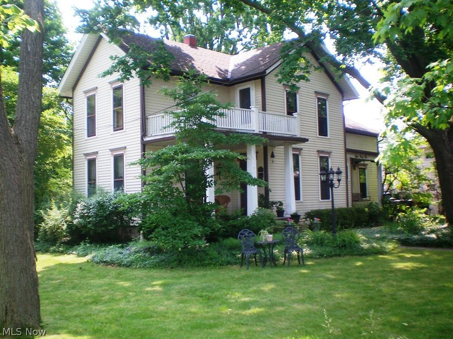 Registered Century Home located near the heart of downtown Vermilion Harbourtown Community.. Provides loads of charm, warmth and timely tradition with a great location where city lights beam from most of the windows.  Built in 1870.  Remodeled and updated in 1983.  Nine rooms.  3 to 4 bedrooms or 3 bedrooms with an office, depending on how you use the room upstairs with the porch off of it.  A home where dreams are made of.  Location is ideal with a short stroll to schools, downtown shopping or to main roads.  Enjoy the Woollybear and Festival of the Fish weekend by viewing those parades from your front yard.  Walk downtown to the Third Thursday Music in the Park.  2011 square feet of living space with so many rooms to rearrange to your liking.  Parlor, great room, TV room, office, formal dining room, step-easy kitchen with built-in Amish cabinets.  A 40 year roof was installed 8-10 years ago.  Siding blends in with today's tradition.  Wrought iron fence surrounds the front yard and ad