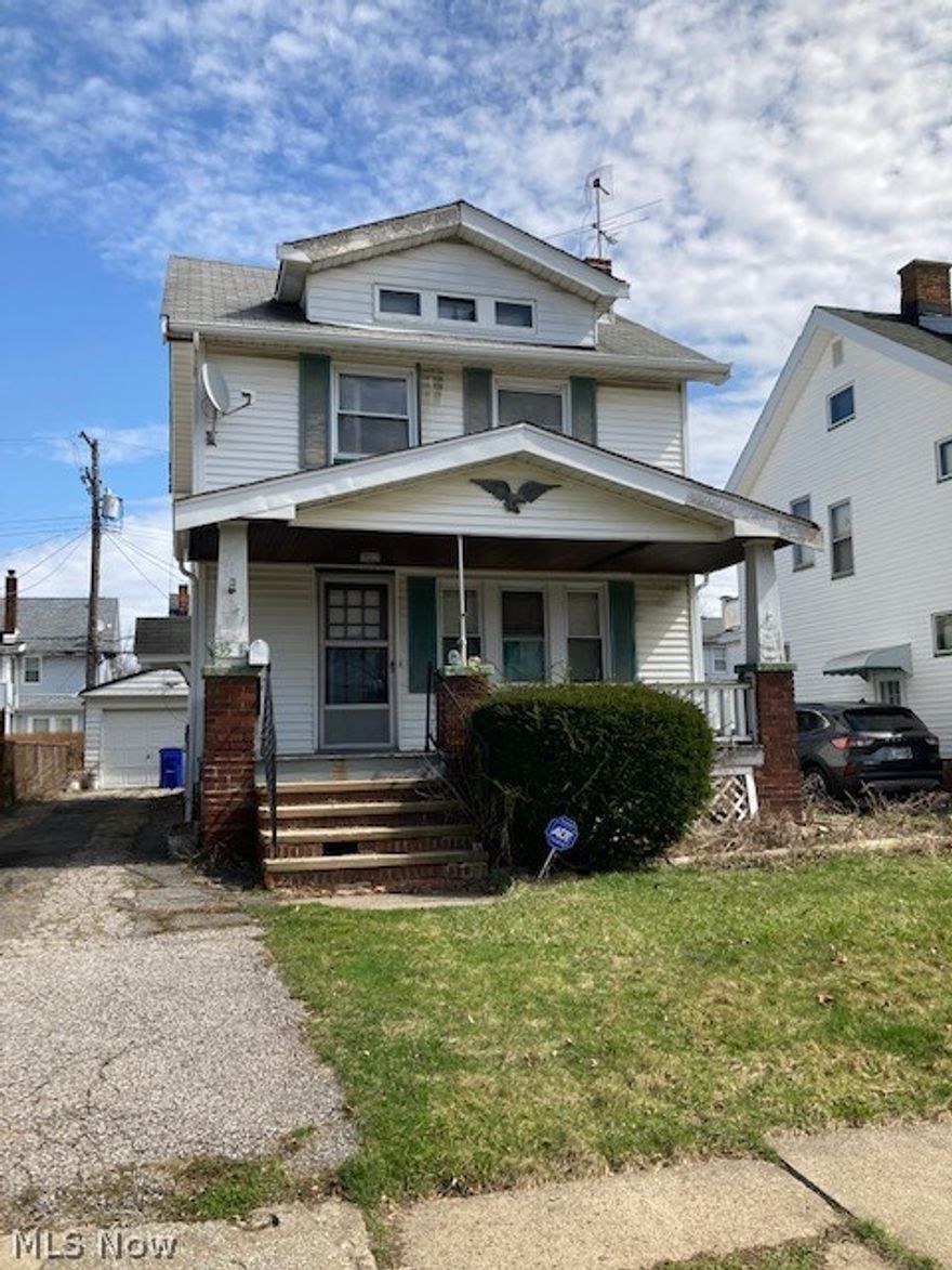 This Classic 2 Bedroom Colonial Has Loads Of Potential! Bring Your Tools and Creativity. The Large Eat-In Kitchen Opens To A Spacious Dining Room With Built-In Window Seat and China Cabinets. A Fireplace and Built-In Bookcases Highlight the Living Room. The Ample Bedrooms and the Main Bath Are Upstairs. The Basement Features A Rec Room and Half Bath. Some Work and Elbow Grease Will Make This House Shine Again!