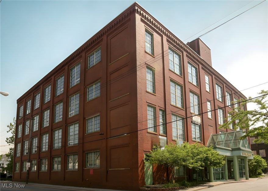 Located in Cleveland's Clark-Fulton Neighborhood.  Priced well below market value!  Mixed Use Development Opportunity.  Architectural character and design throughout all 4 floors with great views for miles and even Downtown Cleveland.  High ceilings. Solid, all-brick, freestanding building in good condition with renovations and restorations throughout.  2 public elevators plus a freight elevator.  2 loading docks/overhead doors.  Sprinkler System.  Ample, gated parking for employees and guests.  Currently 60% occupied.  Roof and electrical updated and adequate.  HVAC/Air Conditioning in good condition on all 4 floors.  Close proximity to highways, shopping, dining and more.  Minutes from Downtown Cleveland.