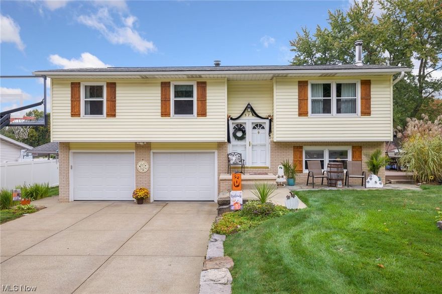 Welcome to this stunning 3-4 bedroom home located in the highly-rated Green Local School District! Enjoy the convenience of a prime location close to parks, restaurants, shopping centers, and easy access to 77. From the moment you arrive, you'll be captivated by the massive curb appeal of this meticulously cared-for property. Step inside to discover an open first-floor design, offering a seamless flow between the living spaces. This home is in turn-key condition, with recent upgrades enhancing both functionality and style. The kitchen has been beautifully remodeled, boasting new LVT flooring in the kitchen, granite countertops, an island, a removed wall for a more open feel, a new tile backsplash, and fresh paint. Enjoy cooking with new stainless steel appliances that complement the modern aesthetic. The property also features two new insulated garage doors, new garage door opener, a new shed with a porch and metal roof, providing ample storage space. The bathroom has undergone a complete remodel, with a new tub and tile surround, a new vanity, new cabinets, quartz countertop, new fixtures, light, LVT flooring, and fresh paint. Additional updates include a new water softener and brine tank, new carpet in the bedroom, new concrete driveway, and a new handicap-accessible shower downstairs. Freshly stained trim and doors add a touch of elegance, while newer light fixtures illuminate the space beautifully.The backyard oasis is a true highlight, featuring a pool and 4+ outdoor gathering spaces with composite decking, perfect for entertaining family and friends. Relax and unwind on the sundeck with a pergola, or take a dip in the newer splash pool. Additional outdoor amenities include newer Trex side and upper decks, providing plenty of space to soak up the sun.  Don't miss the opportunity to make this exceptional home yours and experience luxury living in a prime location. Schedule a showing today and prepare to be impressed by all that this property has to offer.