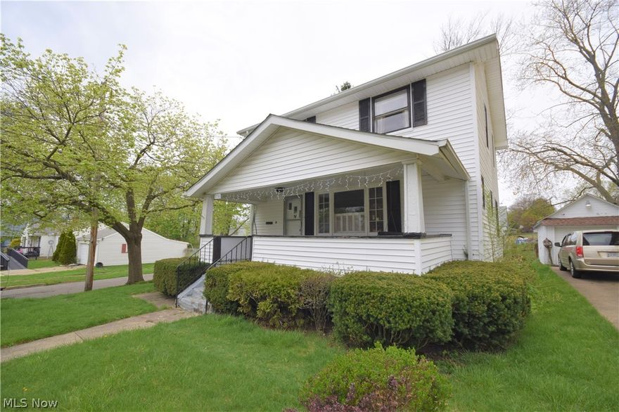 Welcome to 773 Silvercrest Avenue in Akron! This lovely 3-bedroom, 1-bathroom Colonial home has new luxury vinyl plank flooring in the dining room and kitchen, as well as new carpet in the living room and on the stairs and upstairs hallway. All 3 bedrooms, which are located upstairs, have beautiful original hardwood floors. Laundry is located in the spacious basement, which has lots of storage space. The large, covered front porch offers a relaxing spot to sit outdoors. Detached garage. Call to schedule your private showing today!