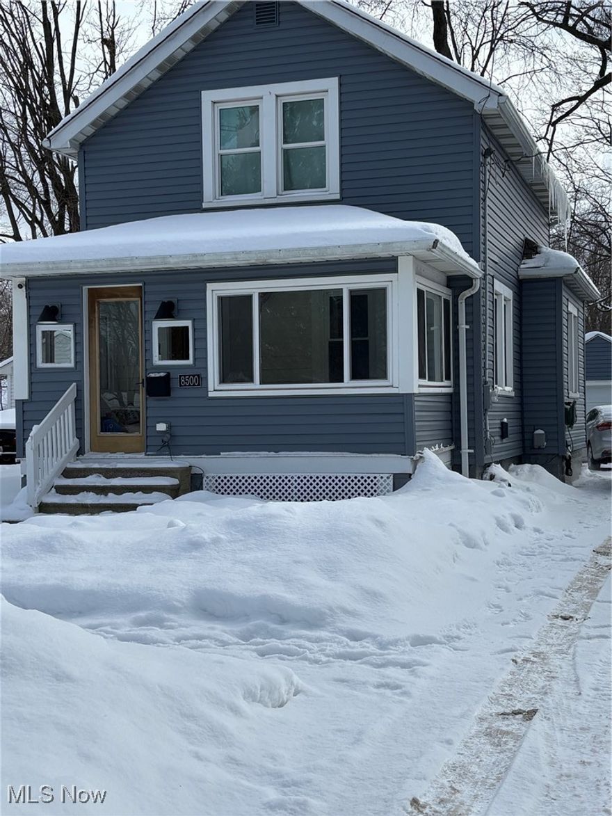 This one is a charmer! This home has been almost completely remodeled and well maintained....ready for occupancy.The inviting enclosed front porch is everyone's favorite part. Full windows and lots of sunlight! As you enter the home, get ready for the charm.First floor has been remodeled beautifully. Newer flooring, totally remodeled kitchen, newer carpet, remodeled baths and paint. The furnace, A/C, windows were all new in 2020. The siding was just installed in 2025. There is a one car detached garage and the driveway was completed in 2020 also. Nothing much to do but move right in and enjoy your home!