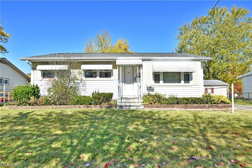 Welcome to this charming ranch style home, nestled in a quiet neighborhood. This home boasts three spacious bedrooms, providing ample space for a growing family or those seeking room for a home office or guest. Featuring hardwood flooring throughout, natural lighting, and a partially finished basement, along with a detached two car garage and a partially fenced in yard. Conveniently located to shopping centers and restaurants. Call to schedule today!