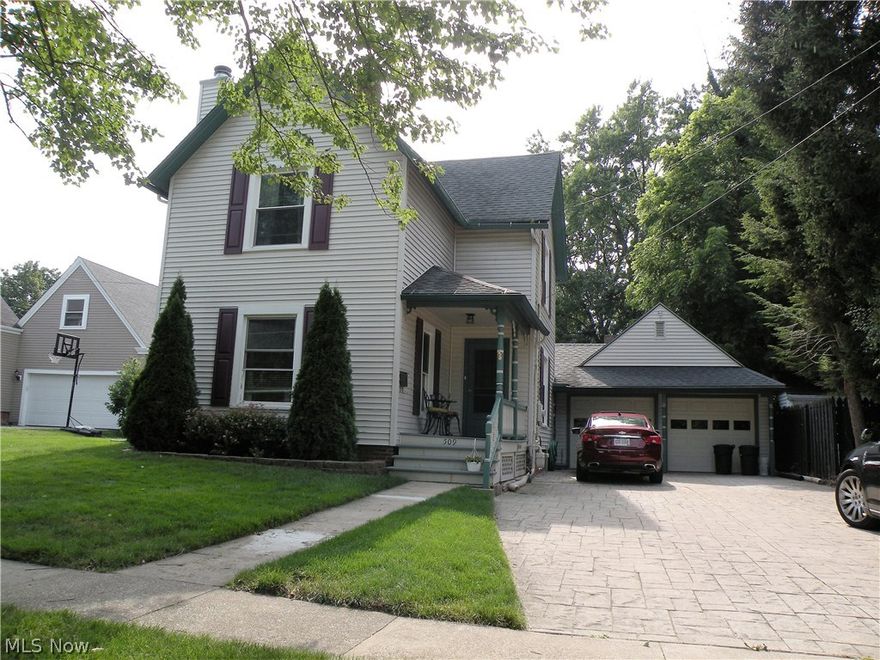 Classic Colonial home near Beautiful downtown Medina offers convenience and an old town environment***This property has many updates**Spacious Rooms throughout this home will surprise you***Clean and Neat, this property has modern amenities and decor with class and quality construction***Newer Regency windows save energy along with the recently installed spray foam insulation in all the exterior walls***Glass block was installed in the basement*2 garage door openers make it easy to drive into the garage which has a huge storage area on the second floor***The basement has been fully waterproofed by Ohio State Waterproofing with a guarantee***The driveway is made with stamped concrete and the wood deck and brick patio make the fully fenced back yard private, comfortable and safe***Almost all the floors throughout the home are real hardwood***A first floor utility area makes doing laundry easy, comfortable and convenient***A first floor full bathroom keeps you from running stairs and the