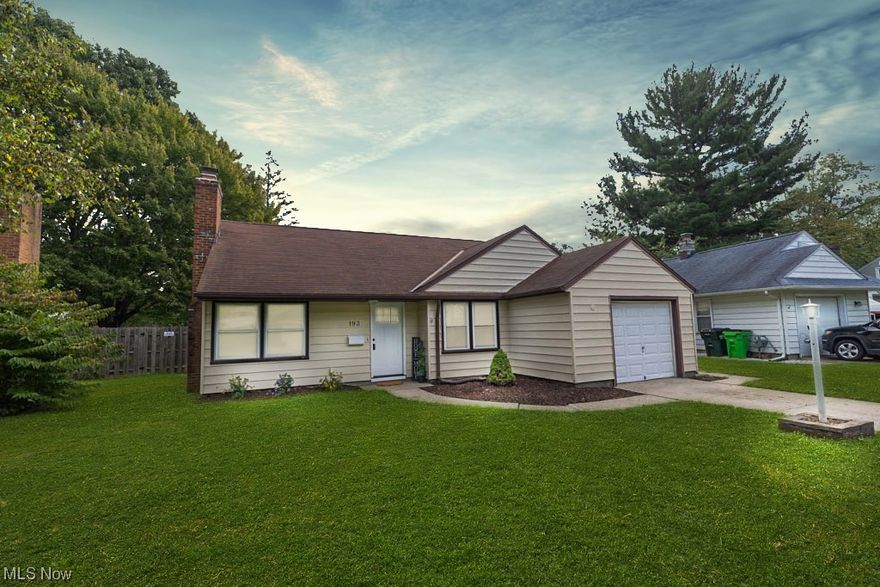 Welcome to 193 Beeler Dr in Berea close to highways, parks, shopping and the airport. This renovated 4 bedroom home features LVP flooring and updated kitchen with stainless steel appliances and subway tiled backsplash. The great room features a fireplace and plenty of natural light pours in through the vinyl windows throughout. There are 3 bedrooms on the 1st floor including a walk out to the covered patio. The 2nd floor would make a great bonus room or owners suite. There is a large fully fenced in backyard and attached garage off of the laundry room/mechanical room. Call to schedule your appointment today to see all that this wonderful home has to offer!