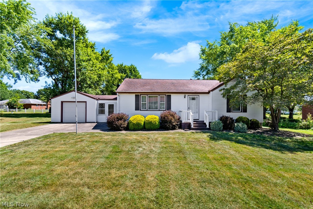Welcome to this charming three bedroom, one bathroom ranch nestled on a spacious .34-acre lot. The well-kept exterior of the home features well maintained landscaping. As you enter the home through the enclosed breezeway, you are greeted with a warm and inviting atmosphere. The breezeway offers a cozy space to relax and enjoy the view of the backyard. Step inside the kitchen with updated countertops and modern appliances. The large living room is perfect for entertaining guests or simply relaxing after a long day. The three bedrooms are all generously sized and offer ample closet space. The full bathroom is conveniently located nearby and has been meticulously maintained. Outside, the backyard is a peaceful retreat with plenty of space for gardening, outdoor activities, or simply enjoying the fresh air. Put your touch on this lovely ranch and make it your own personal oasis. Don't miss the opportunity to make this house your home!