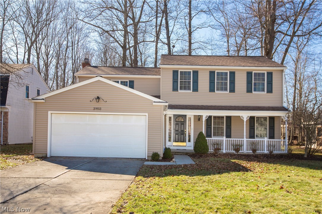IMAGINE YOURSELF...in this beautiful, 2 story colonial on an idyllic, cul-de-sac street in Strongsville. This 4 bedroom, 2 and 1/2 bath house is truly one to call home! Its downstairs includes a large living room, a formal dining room, and an eat-in kitchen. The kitchen overlooks an inviting family room, complete with a fireplace and sliding door to the spacious back yard. A half bath and separate laundry room are conveniently located off the entrance from the two car garage. Upstairs, you will find 4 sizable bedrooms, featuring a large Master suite with a huge walk-in closet and full bath. Another full bath completes the upstairs. The ample basement offers a great location for a large workshop or a future rec room. Major improvements and features include a NEWER roof (complete tear off-2013), NEWER gutters with gutter guards and downspouts (2013), insulated VINYL siding installed on whole house (2012), NEWER HOT WATER TANK (2014), NEWER central air and NEWER kitchen range. Fu
