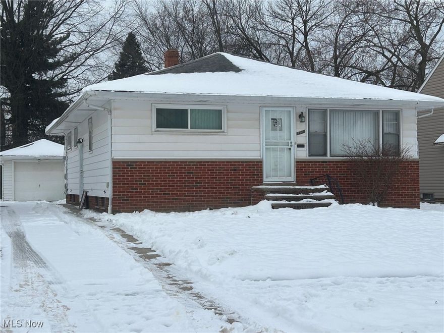 Welcome to this move-in ready solid three bedroom ranch in a quite popular location.  Charming open floor plan offers ample kitchen cupboards with formal dining room adjacent to the kitchen.  Appliances include refrigerator, gas stove (electric option also), washer and central air.  Easy one-floor living here,  nice high-style bedroom windows and beautiful hardwood floors throughout, even under carpeted bedrooms.  Home warranty offered although home is being sold as is and is in good condition.  Spacious closet and storage areas, handy slider into level backyard for various family activities.  Location convenient to many nearby area benefits.  An easy to maintain level yard, concrete drive, 1.5 car garage with electric door opener.  Full basement with four separate sections has endless possibilities and has a  large laundry area.  You will appreciate this value and location.