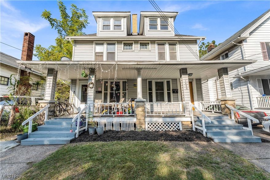 This large multi-family home is a solid way to build your rental portfolio! The property is currently 50% occupied with a tenant in place. This unit is renting for $1213 per month with a 12-month lease that expires 1/31/2024. It has over 2,000 sqft with 4 bedroom and 1 full bathroom in one unit and 4 bedrooms 2 full bathrooms in the 2nd unit. There is a large covered front porch. This property has a finished basement, new hot water tank and new furnace. One unit is fully updated. The home also has vinyl siding. With easy highway access to highways this property is close to shopping, food and public transit. Great opportunity with this multi-family home! Reach out to learn more!