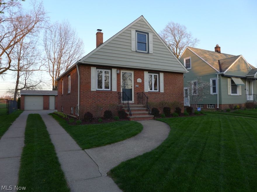 Simply Stunning Brick Cape Located in Old Brooklyn * Beautifully Updated Throughout And Shows Like A Model Home * Updated Kitchen With Hardwood Flooring And Crown Molding * Large Living Room Is Open To The Kitchen And Has Hardwood Flooring And Coved Ceilings * Two Bedrooms On The First Floor * Newer Bathroom With Ceramic Tile Floor * Second Floor Master Bedroom *  Finished Basement With Glass block Windows * Great Backyard That Backs Into Lowe Park * No Rear Neighbors * This Is The True Meaning Of Move-In Condition * Do Not Miss Your Opportunity To Own This Home * Call Today To Schedule Your Private Showing * Immediate Possession