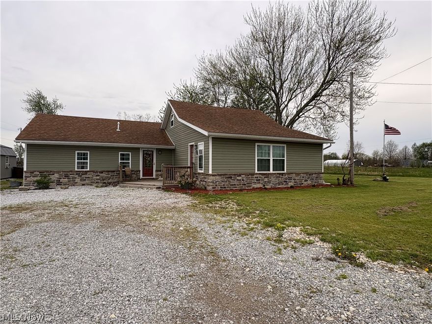 Discover your ideal country living with this beautifully updated 3-bedroom, 2.5-bath home. Inside you will find a inviting open-concept layout featuring a recently remodeled living area and kitchen—ideal for entertaining and everyday living. A convenient first-floor laundry room enhances functionality, while the spacious main-level primary suite includes a private half bath for added comfort.
Upstairs, you’ll find two nice generously sized bedrooms with brand-new carpeting. An attached suite with its own private entrance provides exceptional flexibility for guests, extended family, or potential rental opportunities. Outdoor living shines with a large deck perfect for summer gatherings and an above-ground pool complete with a newer heater (2022). Set on an expansive 2.4-acre lot, the property also includes a 36x48 barn—perfect for storage, hobbies, or livestock—and a detached she shed equipped with both water and electricity. Enjoy peace of mind with numerous recent updates, including a new furnace and central air (2023), windows (2020), Electric 200 amps (2020) A brand-new septic system (2025). This move-in ready property offers space, versatility, and endless potential—don’t miss the opportunity to make it your own. Schedule your private tour today and experience the charm of country living firsthand!