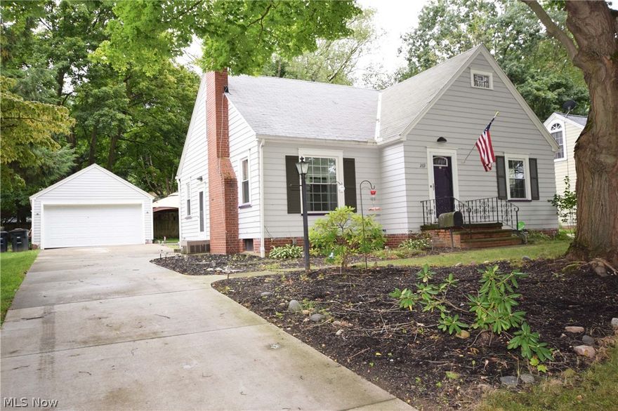 Charming spacious 3 bedroom, 2 bath cape cod.  Gorgeous hardwood floors, refinished in 2013, throughout the lower level.  Gas fireplaced used often, you'll love it too.  Bright fully applianced kitchen. Large open living room with fireplace. Finished basement for even more living space! New Trane furnace installed 2018, Driveway and Patio in 2014. This house has it all!  Shady large yard with patio, portable gazebo roof can stay! Walk to Hardesty Park events or to the newer Anna Case Community Center Building. This house has it all!  Call today to schedule your private tour!  This one won't last long!