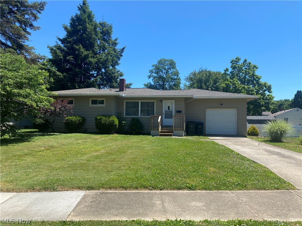 In this area of well-kept homes, you will find this great 3 bedroom, 1.5 bath (all on main floor) ranch-style home complete with living room and family room both located on the first floor. Lots of kitchen cupboards, well lighted counter space, stainless steel double sinks, easy-care laminate flooring which carries into the nearby very large family room. Master bedroom has its' own half bath. Both bathrooms are updated. Vinyl windows and central air, this clean home is ready to occupy now and enjoy backyard summer activities. Radon system is already installed. Full usable basement is ready for you to finish 'your' way. Fenced backyard convenient for pets and/or children. Attached garage enters nicely into the kitchen and has a new main door, opener and water is available.
Easy access to major highways, shopping, and entertainment.