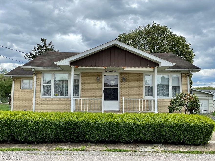 This adorable all brick ranch home is very clean and well kept. It features lovely landscaping and a flat, fenced back yard. There are 2 porches for enjoying the outdoors and the back yard has a beautiful magnolia tree and a Japanese maple near the 1-car garage. The 2 BR, 1 BA home comes with appliances as well as a newer furnace, hot water tank, paint and bathroom fixtures. Some furniture is negotiable.