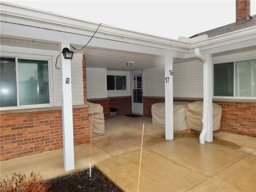 Welcome to easy, low-maintenance living in the desirable Country Club community of North Olmsted! This well-maintained condo offers the convenience of one-level living with a bright, open layout filled with natural light. The spacious living and dining areas feature attractive luxury vinyl plank flooring, creating a warm and inviting space that’s perfect for everyday living or entertaining guests.

The kitchen has been thoughtfully updated with white cabinetry, laminate and butcher block countertops, and plenty of cabinet space, making it both stylish and functional. Just off the living area, you’ll find an enclosed patio, an ideal spot to enjoy your morning coffee, relax with a good book, or take in some fresh air in a private, comfortable setting.

This unit also offers the added convenience of your own private laundry room located just across the hall, along with a dedicated storage closet for extra space and organization. Enjoy the simplicity of maintenance-free living while being just minutes from shopping, restaurants, parks, and quick highway access for an easy commute.

If you’re looking for comfortable living with no stairs in a great location, this is a wonderful opportunity to call home. Owner-occupied buyers only; leasing is not permitted.