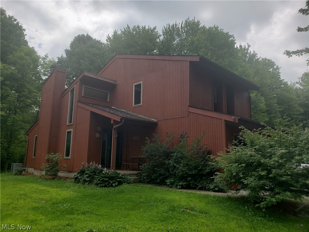 Looking for a home in a peaceful & tranquil setting? Then this 3 Bed/2.5 Bath home is just what you have been looking for. Setting on 1.50 acres this home was built in 1989, the first floor features a Living Room with Vaulted Ceiling & Wood Burning Fireplace, Dinning Room, Kitchen & half bath. Upstairs you will find the Owners Suite with private bath & deck overlooking the woods, plus 2 other bedrooms & another Full Bath. A 36x48 Pole building make this property an absolute must see for the car enthusiast, additional storage, & hobbyist alike. Updates include: Water Softener 2018, Roof replaced 2019, Hot Water Heater 2020.