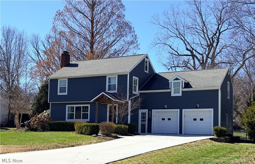 Beautifully maintained and updated 4BR/3.5BA home situated in a desirable neighborhood, featuring a spacious fenced backyard—ideal for entertaining, children, pets, or gardening. The main floor offers plenty of living space with an open kitchen, dining room, bright living room filled with natural light, sunroom with backyard access, small mudroom area, half bath, and a 2-car attached garage. Upstairs features four spacious bedrooms, two full baths, and convenient second-floor laundry. The partially finished basement adds additional living space with a rec room area and full bath, along with extra storage space in the unfinished area. Numerous upgrades throughout, including a primary bedroom and bathroom remodel, kitchen updates, new flooring, concrete work, AC, and more. Kitchen Appliances Included, as well as the 10×16 storage building. A must-see property that’s sure to attract attention—don’t miss out!