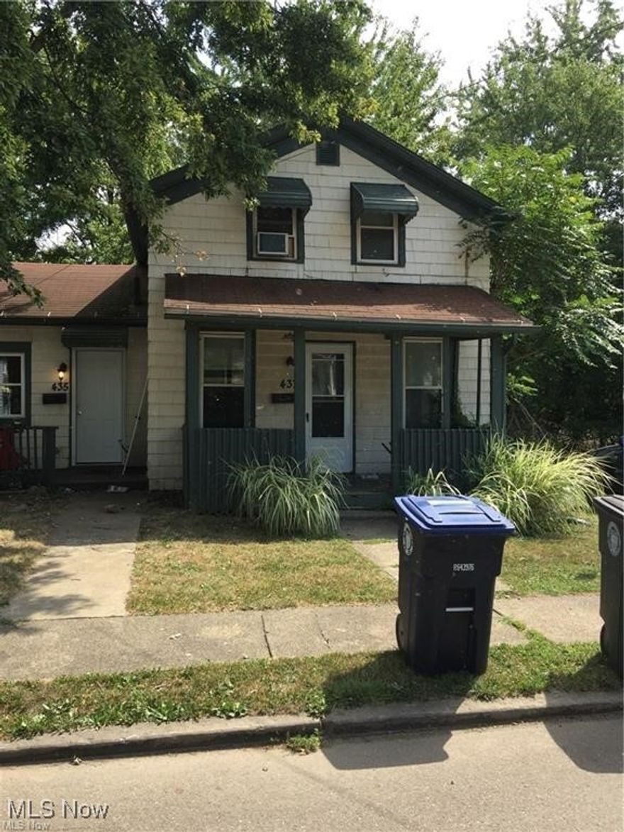 Investor’s Dream in a HOT Akron Zone – Side-by-Side Duplex CONTRACTOR SPECIAL!!! Perfect BRRR!!! Opportunity – 437 McGowan Ave! Only 51,500$ LOW PRICE!!!

Welcome to 437 McGowan Ave, Akron OH – the cash-flow opportunity you’ve been waiting for! Located in one of Akron’s rapidly appreciating pockets, this side-by-side duplex is a perfect addition to your portfolio – whether you’re local or an out-of-state investor looking to tap into Ohio’s booming rental market. Insane low price of 51,000$ 

Each unit boasts its own private entrance, separate utilities, and spacious layouts – ideal for easy management and long-term stability. With market rents reaching $1300 PER SIDE, you’re looking at up to $2,600/month in gross rental income potential That’s serious ROI potential.

The Numbers Make Sense:
    •    Prime BRRRR opportunity – Buy, Renovate, Rent, Refinance, Repeat!
    •    Value-add potential for savvy contractors or investors looking to boost equity.
    •    Surging rental demand in the area – minimal vacancy risk.
    •    Duplex = double the income, single purchase.

Whether you’re new to investing or looking to scale, this property is a no-brainer. Akron is HOT, and this is your chance to get in before prices climb even higher.

Investor Tip: Akron has become a top target for remote investors – affordable entry points and high cap rates make it a Midwest gem.

Don’t miss this opportunity – 437 McGowan won’t last long. Schedule your showing today and start your next investment win in Akron!

Seller is also selling 9 total properties that can be packaged or sold separately: 121-123 Roswell St., Akron, Ohio; 4047 Township Parkway, Highland Hills, Ohio; 20617 Randolph Parkway, Highland Hills, Ohio; 4058 Northfield Rd., Highland Hills, Ohio; 96 Hall St., Akron, Ohio; 905 Woodward Ave., Akron, Ohio; 835 Berwin Ave., Akron, Ohio; 289 E Glenwood Ave., Akron, Ohio; 435-437 McGowan Ave., Akron, Ohio.