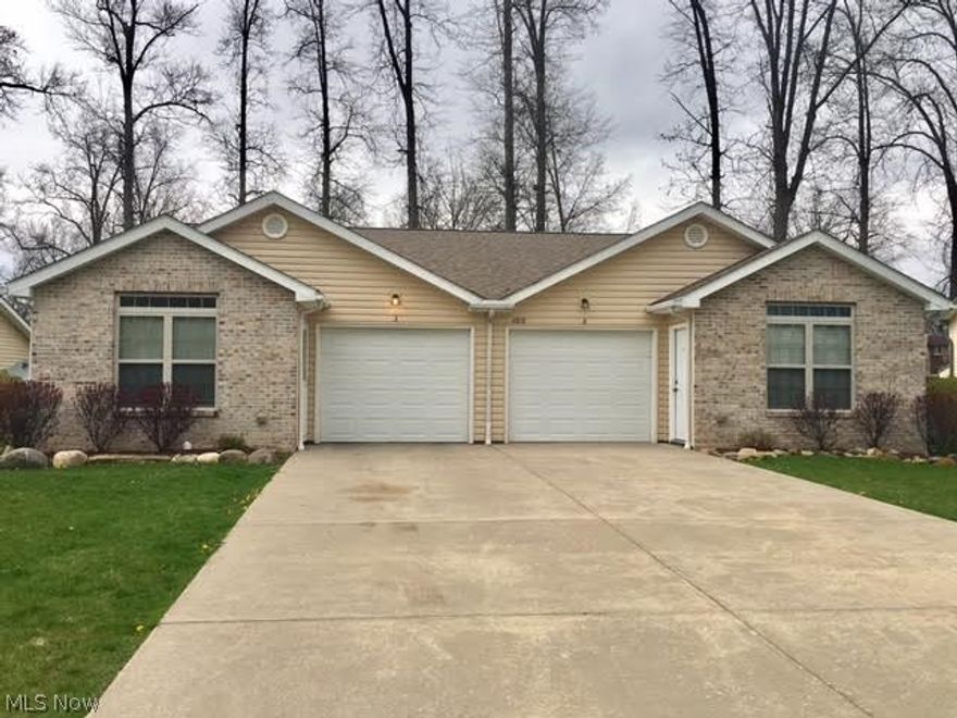 Beautiful Brick & Vinyl Ranch Style Duplex waiting for you! Open Concept Living Room, Dining Room with cathedral ceiling. Spacious Kitchen Equipped with all appliances. Very Nice Size Bedrooms. Laundry Room with Washer & Dryer. Attached 1 car Garage. Covered Porch to Unwind. Preferably a Package Deal with a total of 12 Units. Serious Inquiries Only and Seller requires Proof of Funds with every Offer. 100% Capacity with Very Deep waiting List of Prospective Tenants. Fantastic Investment Opportunity!