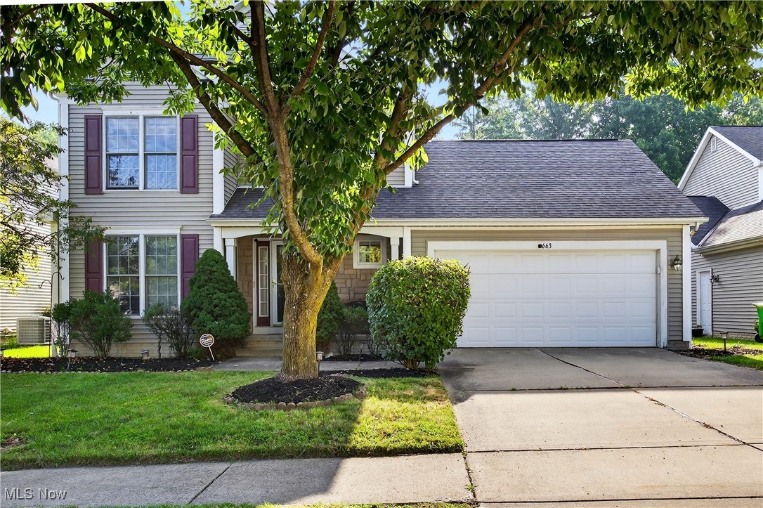 This beautiful home offers 3 spacious bedrooms, 2 full baths, and 2 half baths, and is ready to welcome its new owner! Step into the bright and airy main level with soaring ceilings and a warm, inviting atmosphere. A formal dining room with tray ceiling leads you into the well-equipped kitchen featuring ample cabinet space, stainless steel appliances, a breakfast bar, and a cozy dining nook. The adjoining family room boasts a dramatic vaulted ceiling and a charming fireplace which is perfect for relaxing or entertaining. The primary suite is conveniently located on the main floor with a master bathroom, while two additional bedrooms, and a full bathroom on the second floor. The loft overlooking the family room and a stairlift is accessible to the second floor.
The finished basement offers the ideal space for entertaining, complete with a bar and half bath. Step outside from the sitting room onto the deck and enjoy the peaceful backyard setting, great for morning coffee or evening gatherings. As a bonus, this home includes a 1-year home warranty for peace of mind. Don’t miss your chance and schedule your private showing today!