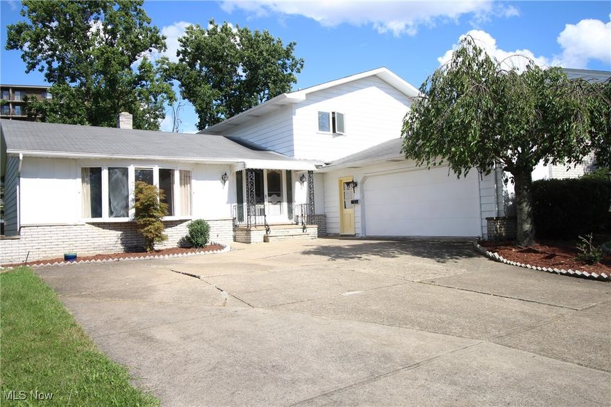 New on the market is this classic split-level home with timeless character—featuring 4 bedrooms, 3.5 baths, and a spacious layout designed for today’s living.

The Master and 2 other bedrooms and a hall bath are on  upstairs that features beautiful wood flooring;

First floor includes a bedroom & half bath, formal dining, living room, and a cozy family room with fireplace and a bar;
Wide tiled foyer is raised one step higher and provides a grand welcome;

Basement level features a full bath, laundry, and plenty of room for your personal vision;
 Outdoor oasis with large covered patio, fenced garden, and generous yard—perfect for gatherings or gardening. Other features include vaulted ceiling in living room and dinning room;  ceramic title flooring in kitchen and foyer,; loads of closet place, plus pull down attic In two-car attached garage.  Convenient location, close to shopping and highways, easy commute to Cleveland—just 11 miles southwest of downtown via major roads like Pearl Rd and close to I-71, plus proximity to Cleveland Hopkins Airport.  Hurry, call a real estate agent for your private showing.