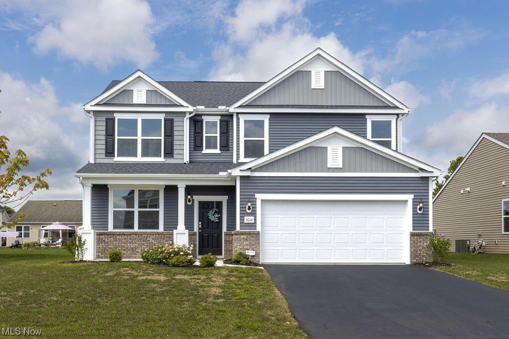 This beautiful, stylish home is loaded with upgrades! You'll love the open concept floor plan with a gorgeous Kitchen featuring quartz countertops, 42'' cabinets, large island, walk-in Pantry, stainless appliances, upgraded lighting & fixtures, and open to the Great Room. Sliding doors open to a new 25 x 15 concrete patio with cedar framed gazebo, and a newly fenced-in back yard. The upstairs features three generous sized Bedrooms, a large Loft, and second floor Laundry Room. Owner's Suite has a large walk-in closet w/window, spa-like Bath w/walk-in shower, double vanity & luxurious soaking tub. Bathroom countertops have been upgraded to quartz and feature waterfall faucets. First Floor Den. Upgraded exterior, extended garage & community pool make this a must see! Agent related to Seller.
