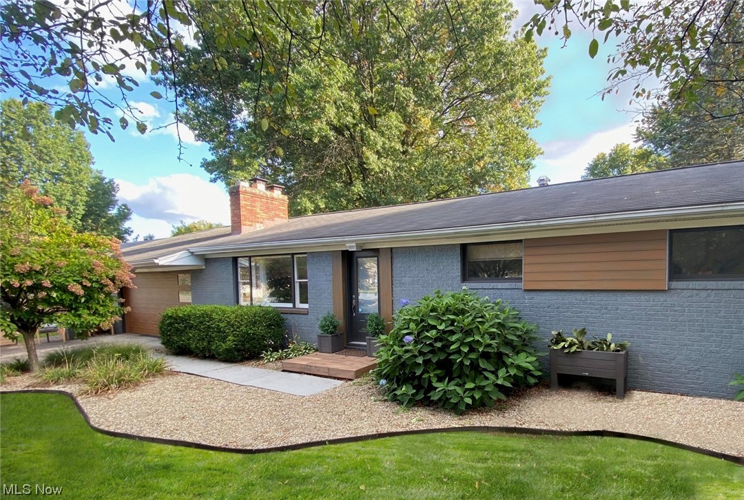 Nice move-in condition in Convenient area of North Canton. All Brick Ranch home with an updated, modern design twist! Well-manicured front yard and nice size back yard. The unique home is close to Hoover High School, Dogwood Park, and pool - walking distance. There are sidewalks and people are actively using them. 3 Bedrooms, Full Bath plus 1/2 Bath off owner's Bedroom. Good size Living Room with Gas Fireplace. Updated fully appliance Kitchen. Dining Room adjoins Kitchen with sliders to Screened Porch. Custom-modern garage door newly installed. Finished Recreation Room adds approx. 500 square feet. All on one floor! Home is covered with Home Warranty from America Pref. Home Warranty for your piece of mind. Central location to Main St., Portage Shopping area, Akron Airport. Make this modern aesthetic home yours today!